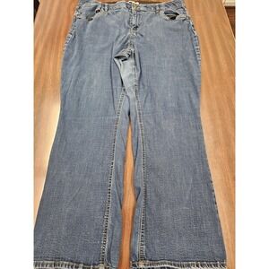 Womens Plus Size 22W Blue Jeans Medium Wash Bootcut Stretch Est 1946 Denim